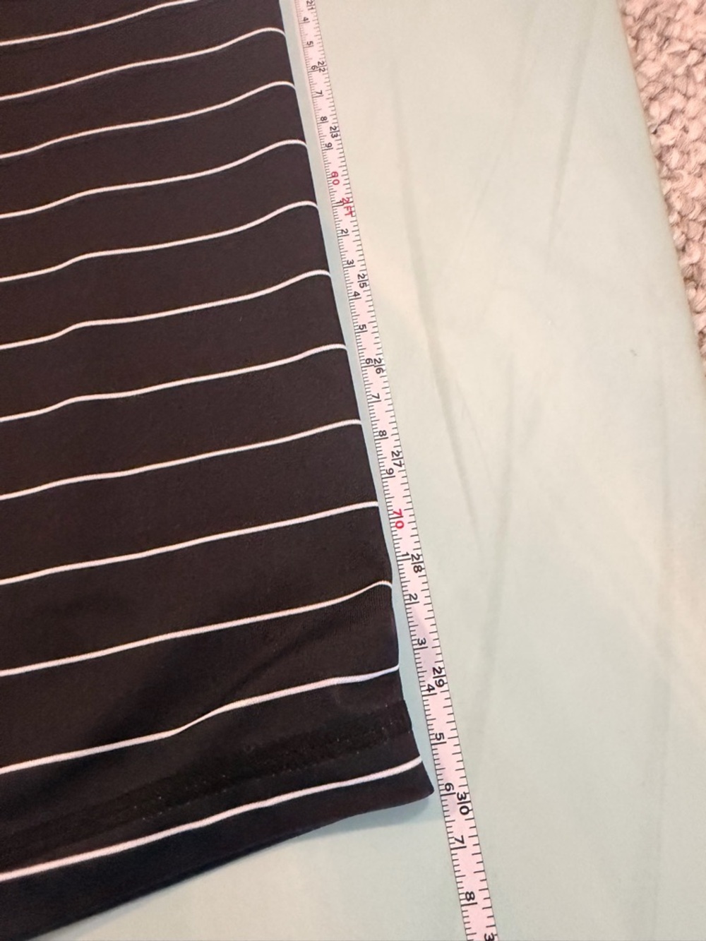 Lot of 2 Zyia Camo and Black Striped Active Leggings - excellent shape! - Picture 12 of 14